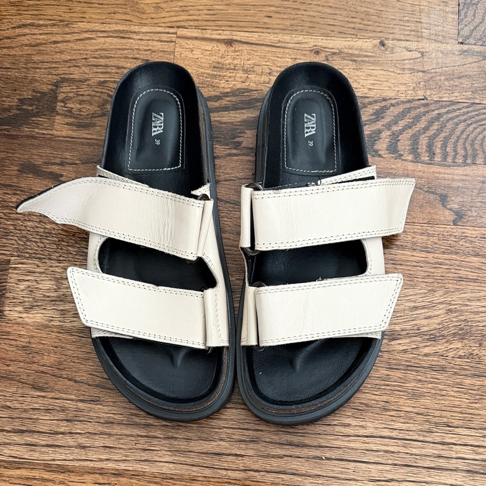 Zara Velcro Slides